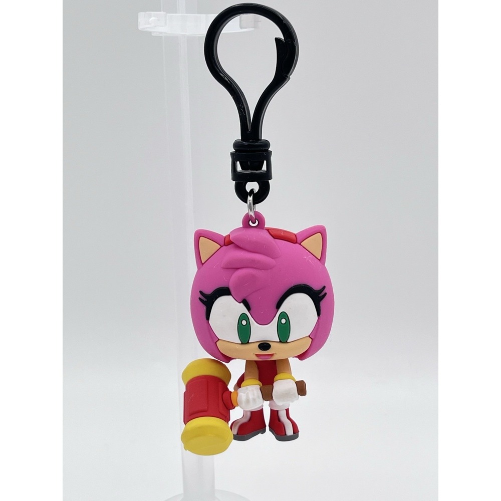 Sonic the Hedgehog Series 3 - Amy - Monogram‎ Figural Bag Clip 3"